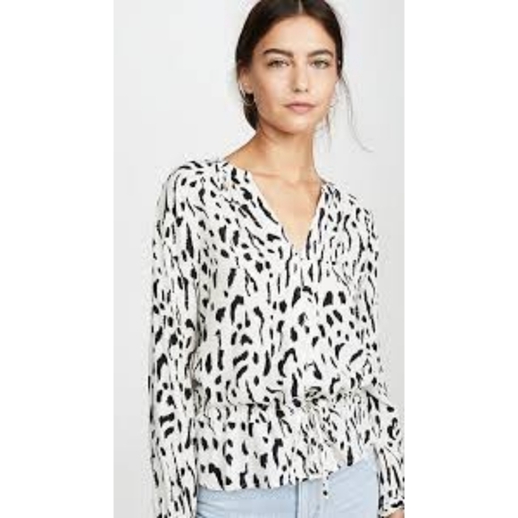 Rails Marti Ivory Cheetah Top Size XS - Picture 1 of 11